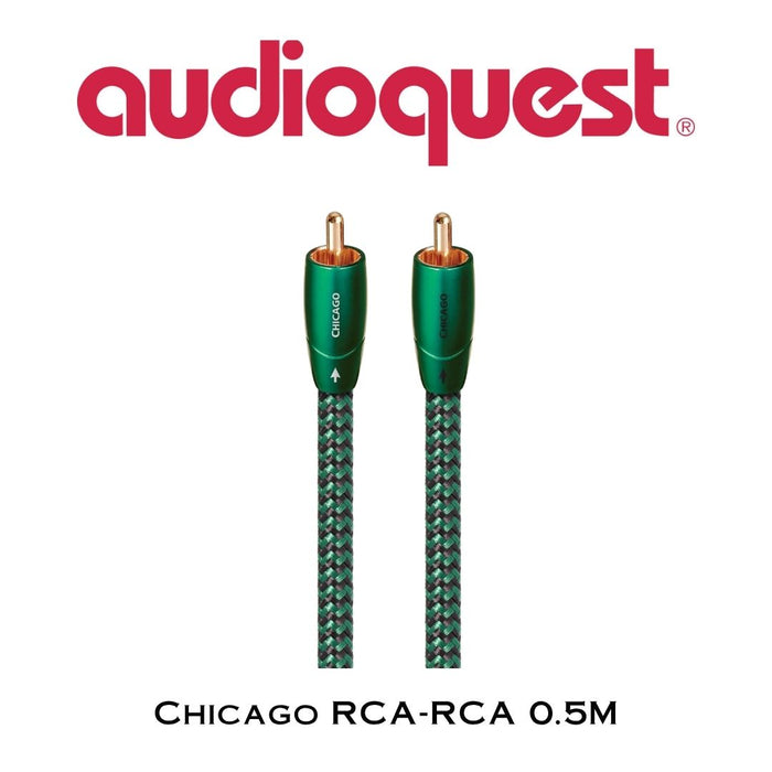 Audioquest Chicago | Câble Audio RCA-RCA Interconnexion (Paire)