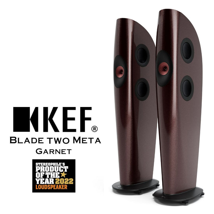 KEF Blade Two Meta - Enceintes de type colonne Haute-Fidélité technologie Uni-Q ®