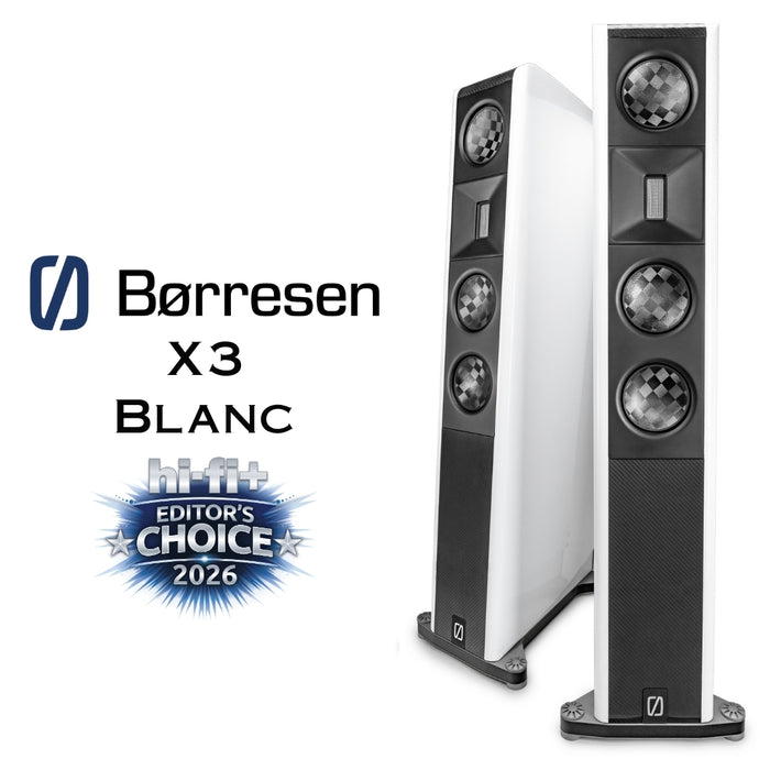 Borresen X3 - Enceintes acoustiques colonne 3 voies haut de gamme