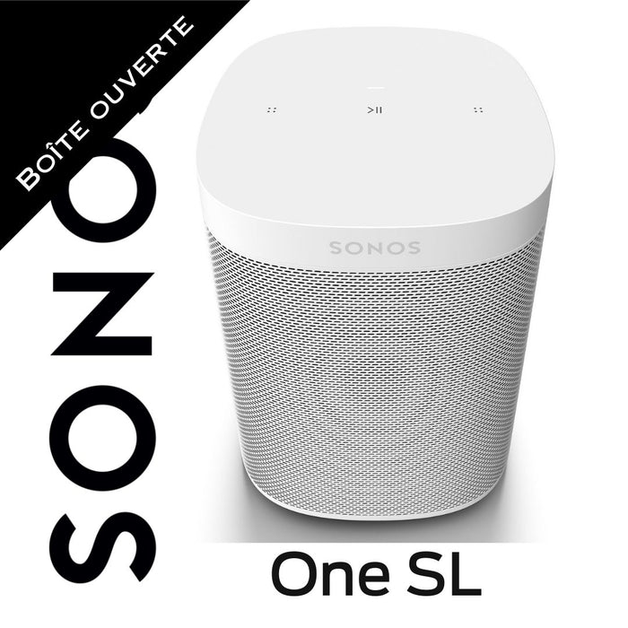 Sonos One SL (Boîte ouverte) - Haut-parleur portable Wi-Fi puissant! (Blanc)