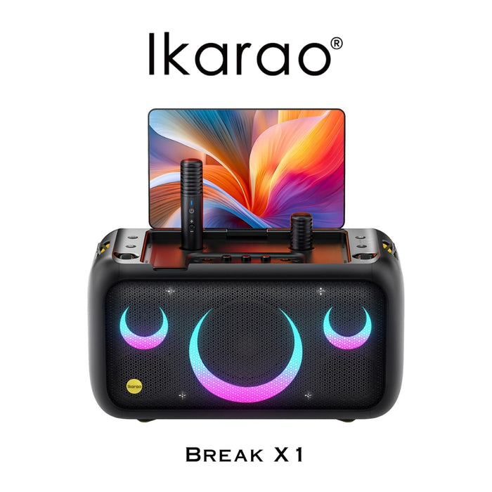Ikarao X1 -  Système portable Karaoké Tout-en-un Bluetooth