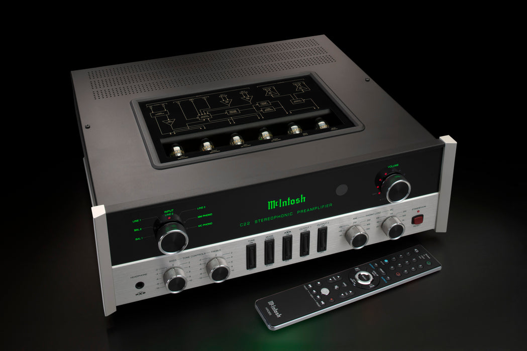 McIntosh C22 Mk V | Preamplificateur à Tubes Audiophile d’Exception