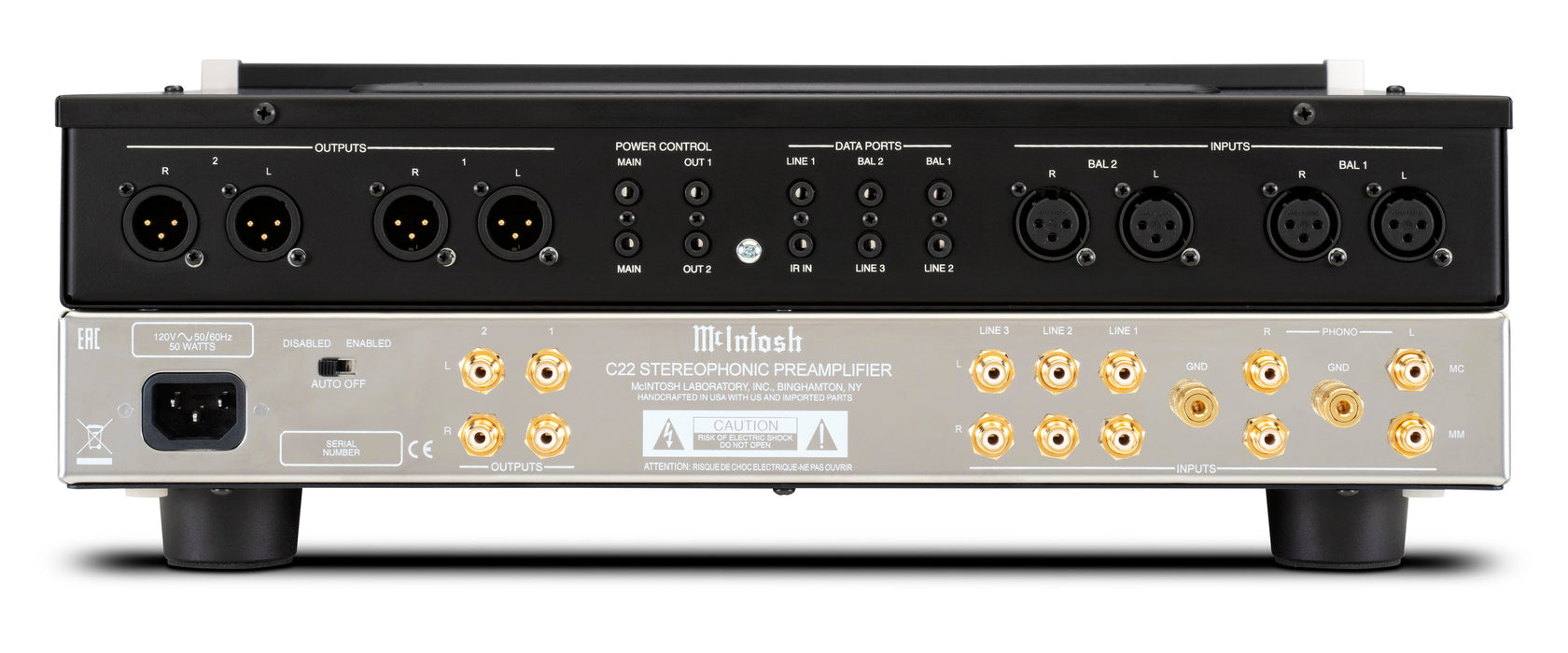 McIntosh C22 Mk V | Preamplificateur à Tubes Audiophile d’Exception