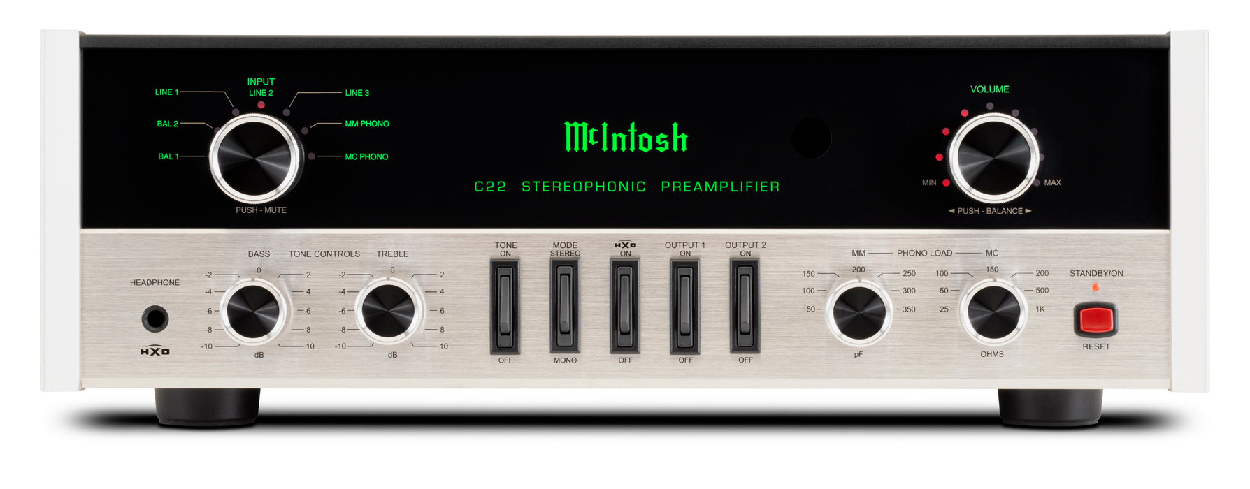 McIntosh C22 Mk V | Preamplificateur à Tubes Audiophile d’Exception