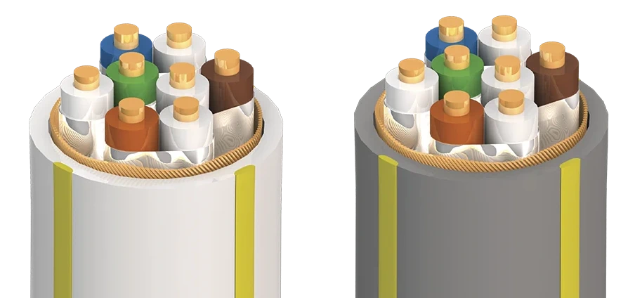 AudioQuest CAT 700 Pearl CL3/FT4 en vrac, conçu pour une installation murale (au pied)