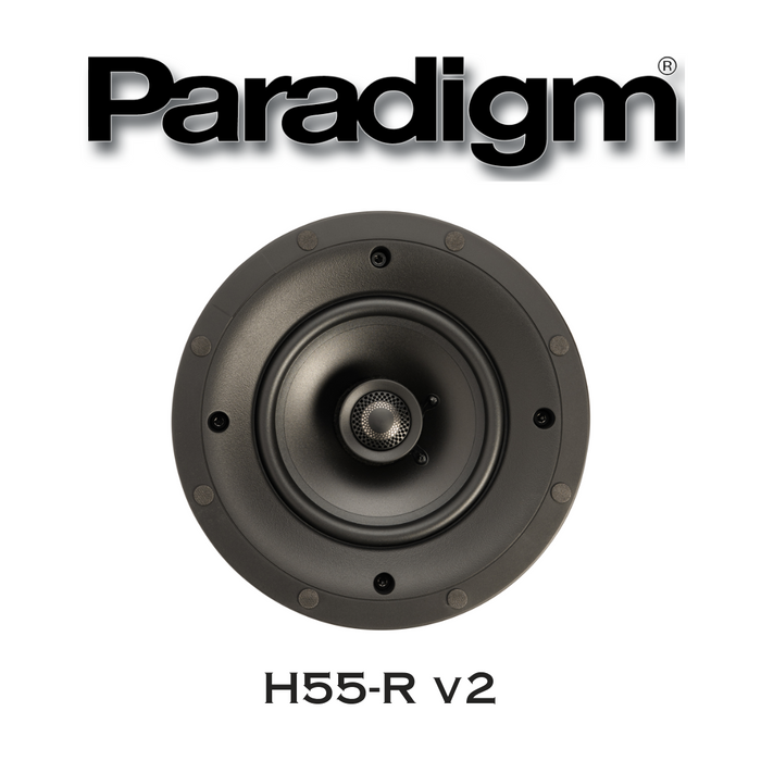 Paradigm H55-R v2 - Enceinte deux voies de plafond de 5.5'' et tweeter de 3/4'' de la série CI Home (vendu à l'unité)
