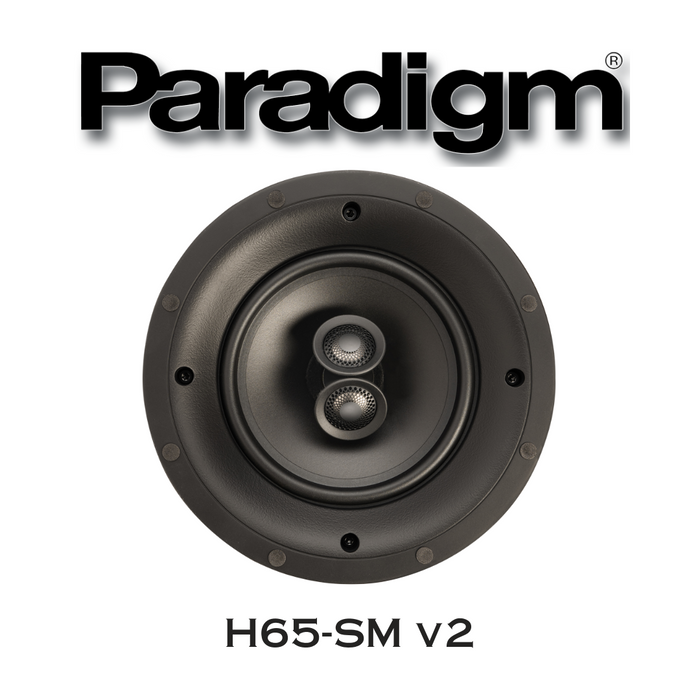 Paradigm H65-SM v2 - Enceinte 3 voies de plafond de 6.5'' et tweeter de 3/4'' de la série CI Home (vendu à l'unité)