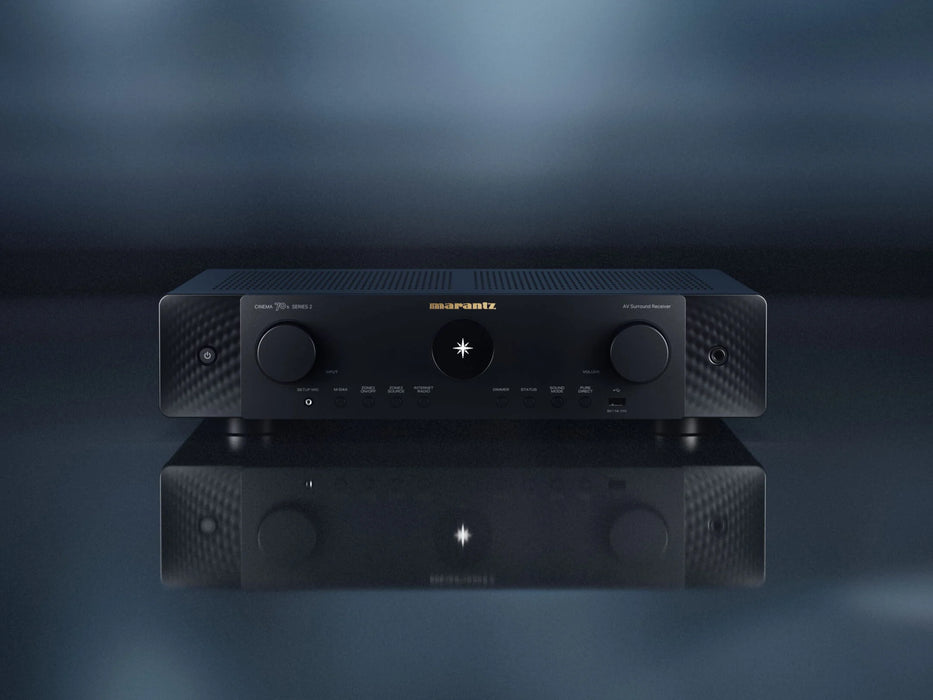 Marantz Cinema 70s S2 - Récepteur cinéma maison 7.2, 8K, 50W, 7 canaux amplifiés,  Dolby Atmos, DTS:X, Format Slim