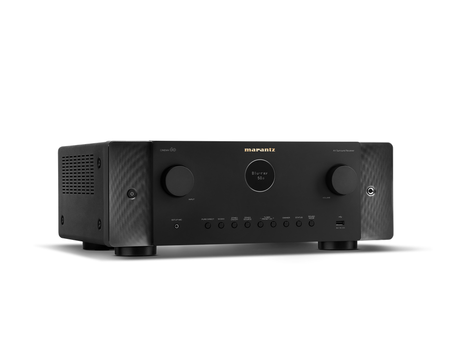Marantz Cinema 60 - Récepteur cinéma maison 7.2, 8K, 100W, 7 canaux amplifiés, Dolby Atmos, DTS:X