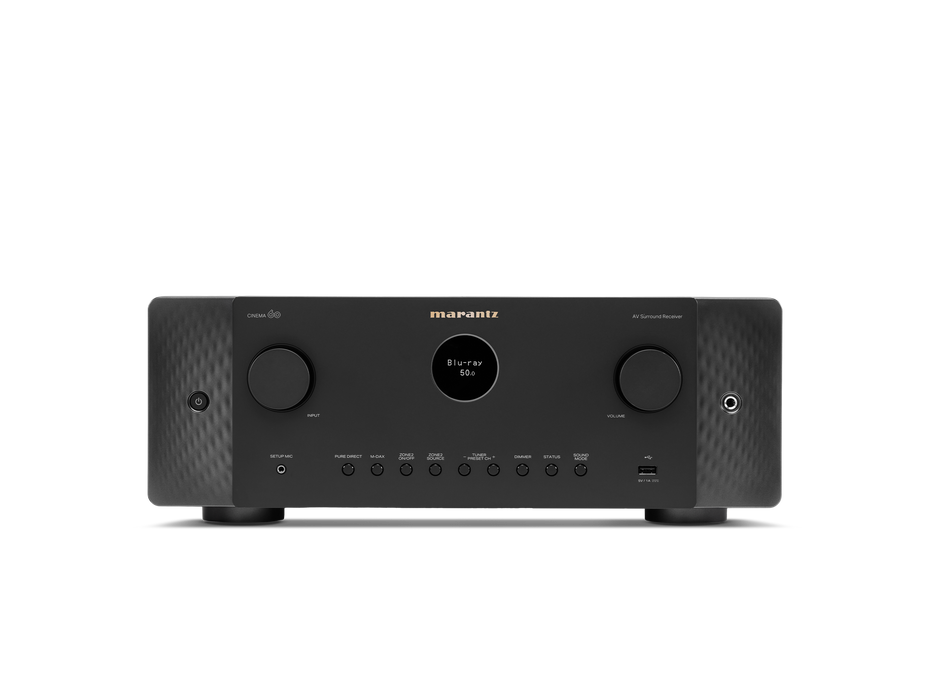 Marantz Cinema 60 - Récepteur cinéma maison 7.2, 8K, 100W, 7 canaux amplifiés, Dolby Atmos, DTS:X