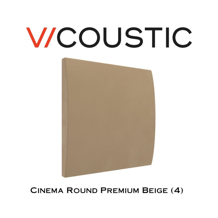 Vicoustic Cinema Round Premium | Panneaux d'absortion (4 Unités)