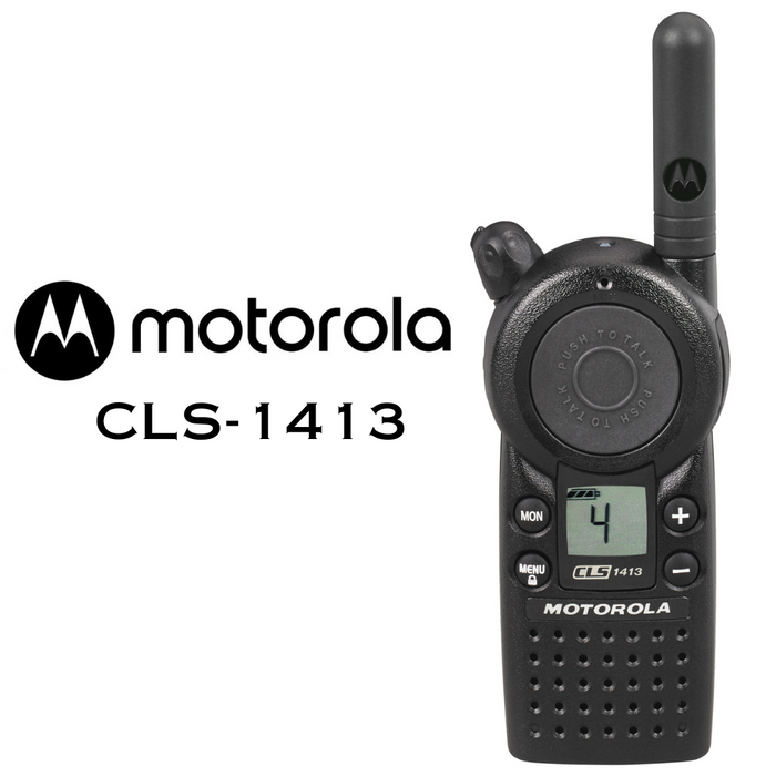 MOTOROLA CLS-1413 - Radio 2 voies bidirectionnelle avec communication facile. Radio bidirectionnelle avec une productivité accrue. Fournit le meilleur service client avec l'utilisation d'une radio bidirectionnelle.