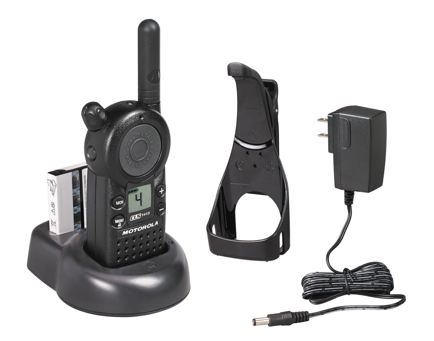 MOTOROLA CLS-1413 - Radio 2 voies bidirectionnelle avec communication facile. Radio bidirectionnelle avec une productivité accrue. Fournit le meilleur service client avec l'utilisation d'une radio bidirectionnelle.