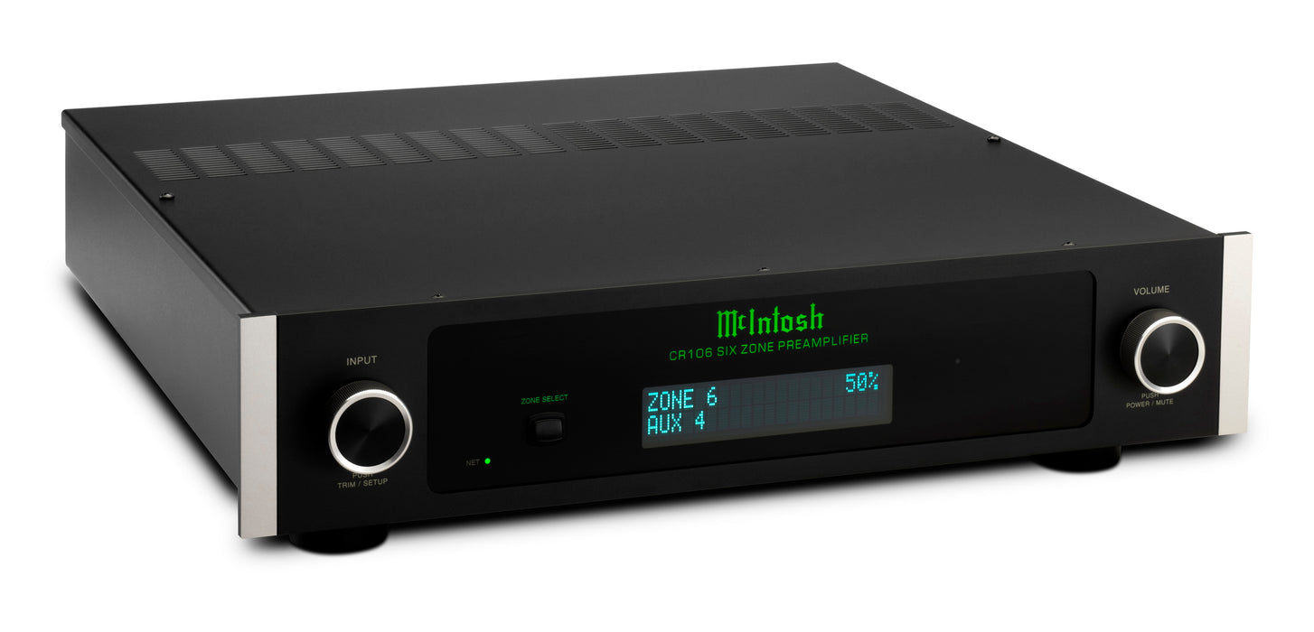 McIntosh CR106 | Preamplificateur Audio Matrix 6 Zones Ultra‑Flexible