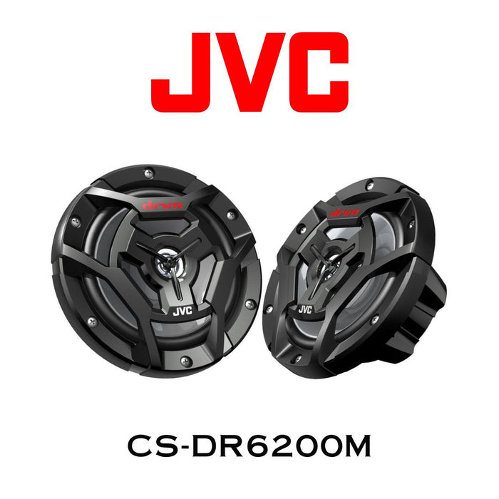 JVC CS-DR6200M | Haut-parleurs 6'' 1/2 2 voies 150Watts Résistant à l'eau