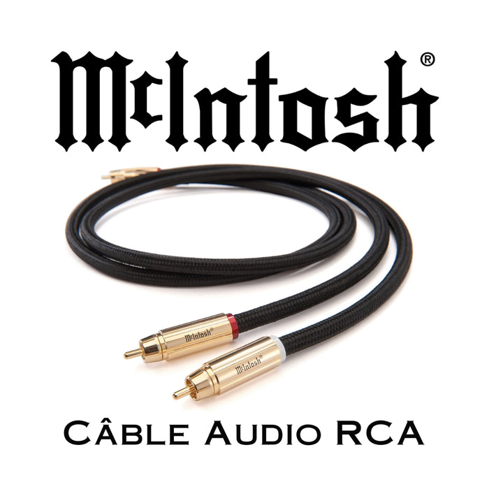 McIntosh | Câbles audio RCA (Vendu à la paire)