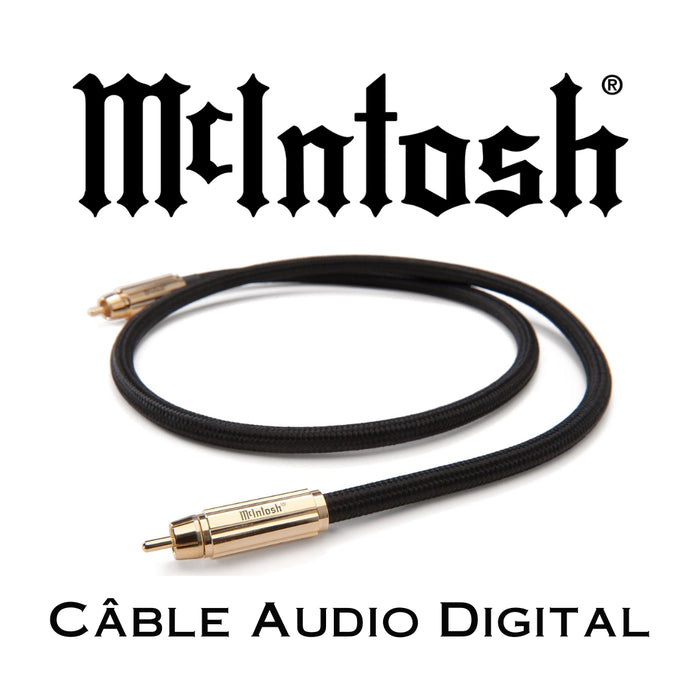 McIntosh | Câbles audio digital (Vendu à l'unité)