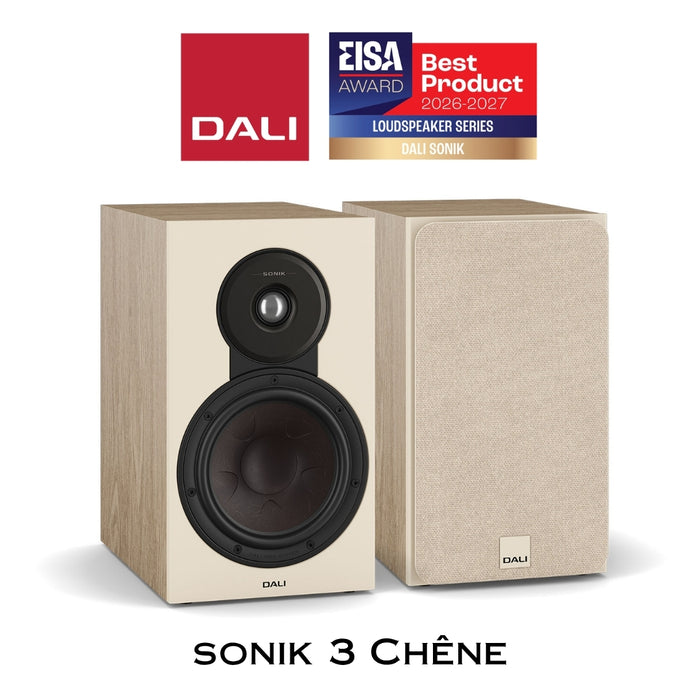DALI SONIK 3 | Enceintes acoustiques d'étagère 2 voies (Paire)