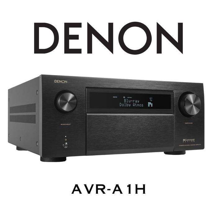Denon AVR-A1H | Récepteur cinéma maison 15.4, 150Watts, 8K, HEOS