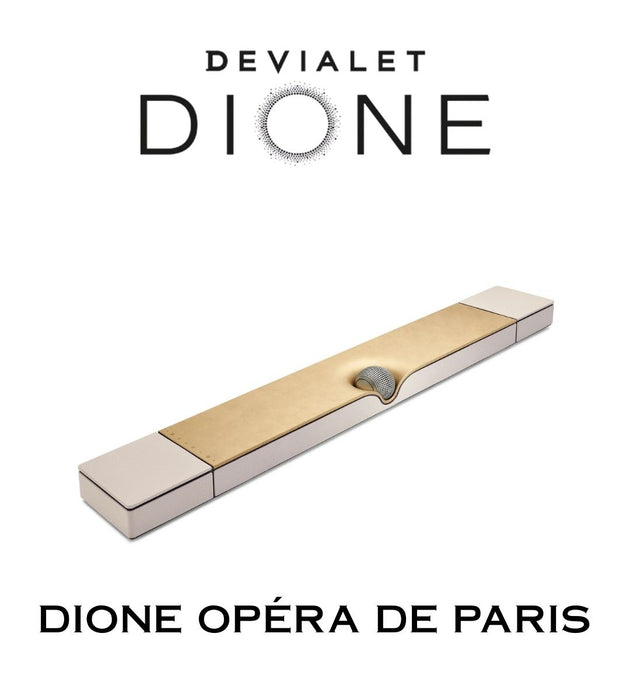 Devialet Dione – Barre de son Dolby Atmos® 950 W RMS avec 8 haut-parleurs de graves intégrés