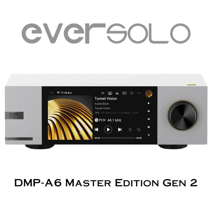 eversolo DMP A6 Master Gen 2 - Lecteur réseau audiophile, double DAC et HDMI ARC (Argent, Boîte ouverte)