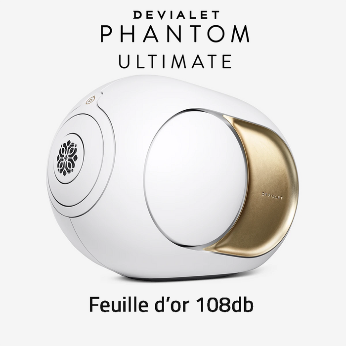Devialet Phantom Ultimate 108 dB | SPL. 14Hz – 27kHz. 1100 Watts RMS.