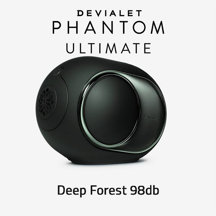 Devialet Phantom Ultimate 98db | 98 dB SPL. 18Hz – 21kHz. 400 Watts RMS.