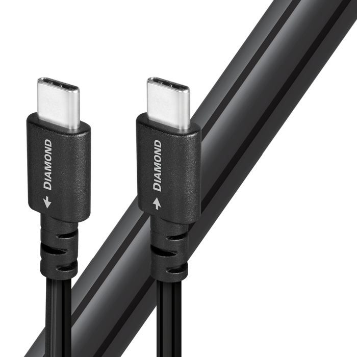 Audioquest Diamond USB-C > C Câble Audio Haute Définition argent pur à 100%