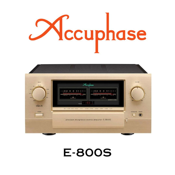 Accuphase E-800S - Amplificateur stéréo intégré de pure classe A 50 W/C sous 8 ohms