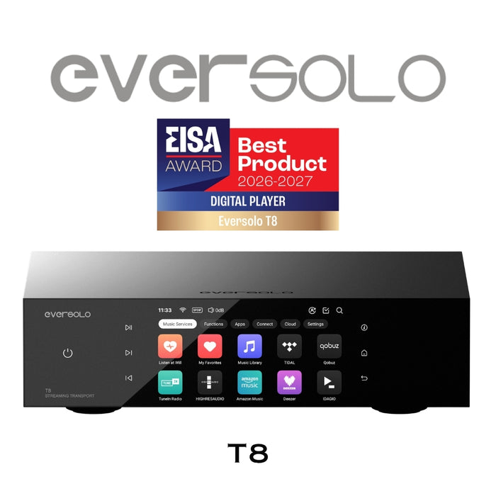 EverSolo T8 – Transport réseau haut de gamme pour audiophiles exigeants