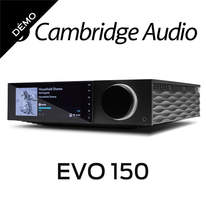 Cambridge Audio EVO150 - Amplificateur stéréo intégré 150W/C avec lecteur réseau, DAC, Bluetooth