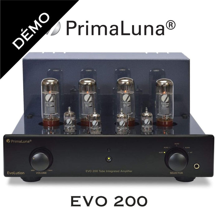 PrimaLuna EVO 200 - Amplificateur stéréo 44 W/C à tubes (Noir, Démonstrateur)