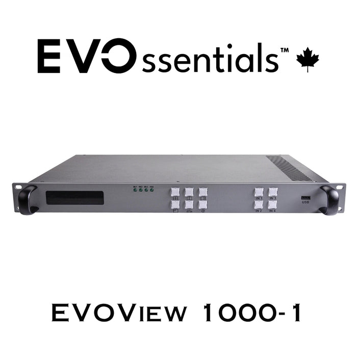 EVOVIEW 1000-1 | Commutateur 4K Multiviseur 4 écrans pour maison intelligente
