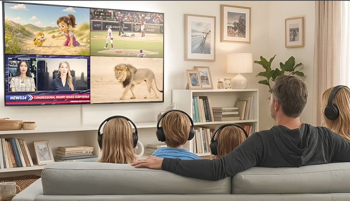 EVOVIEW 1000-1 | Commutateur 4K Multiviseur 4 écrans pour maison intelligente