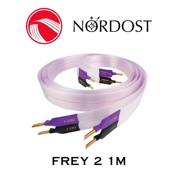 NORDOST Frey 2 - Câbles de haut-parleurs haut de gamme 22 x 22 AWG (la paire)