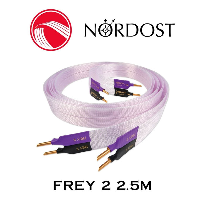 NORDOST Frey 2 - Câbles de haut-parleurs haut de gamme 22 x 22 AWG (la paire)