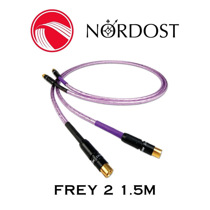 NORDOST Frey 2 - Câble d'interconnexion RCA-RCA, 5 conducteurs à noyau solide