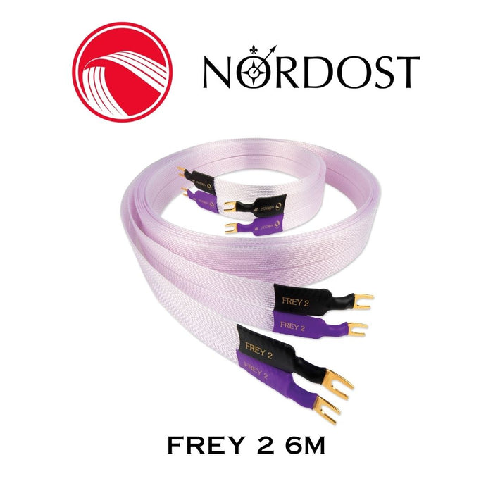 NORDOST Frey 2 - Câbles de haut-parleurs haut de gamme 22 x 22 AWG Fourches (la paire)