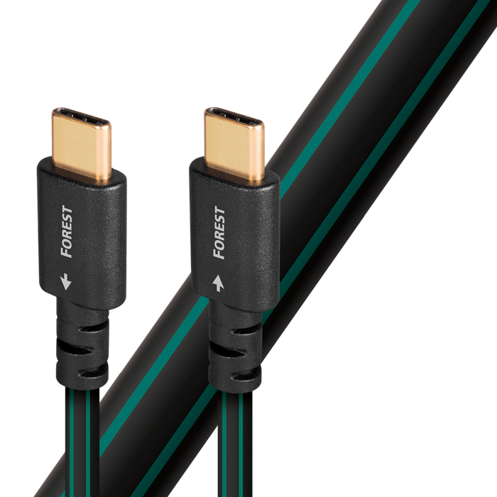 Audioquest Forest USB-C > C | Câble audio haute définition argent pur à 0,5%