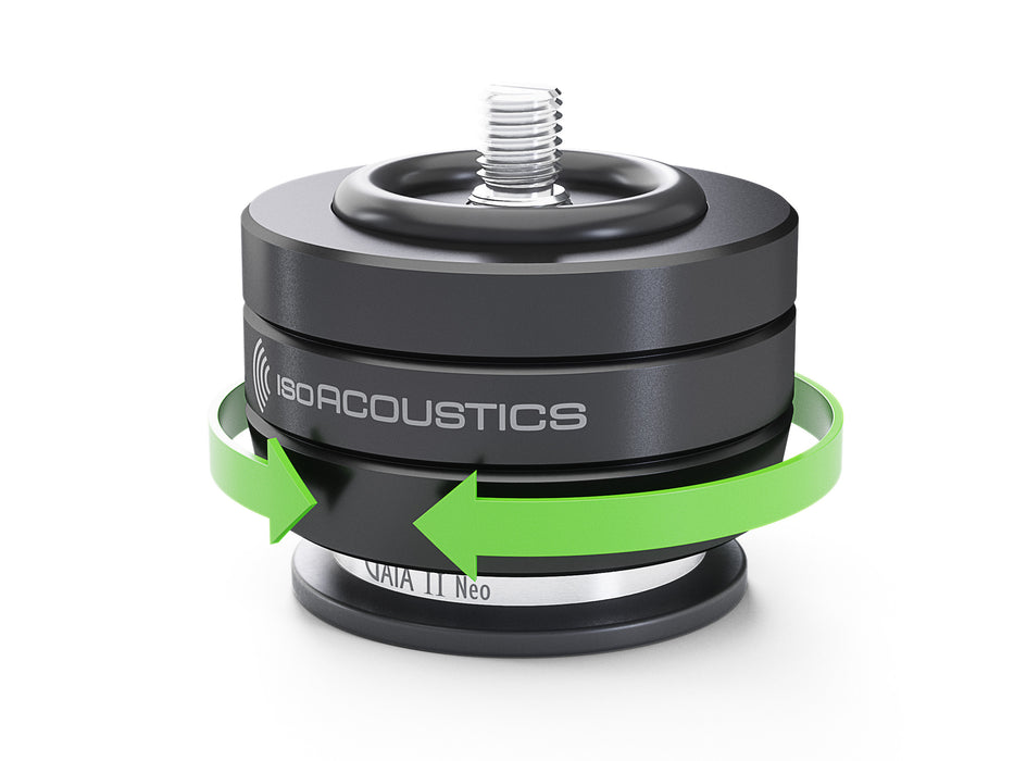 GAIA III Neo | Pieds isolateurs pour haut-parleurs et subwoofers max 70 lb (4 unités)