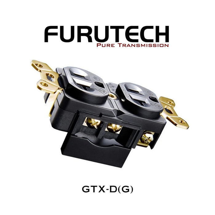 Furutech GTX-D (G) | Prise murale audiophile haut de gamme plaquée or 24k