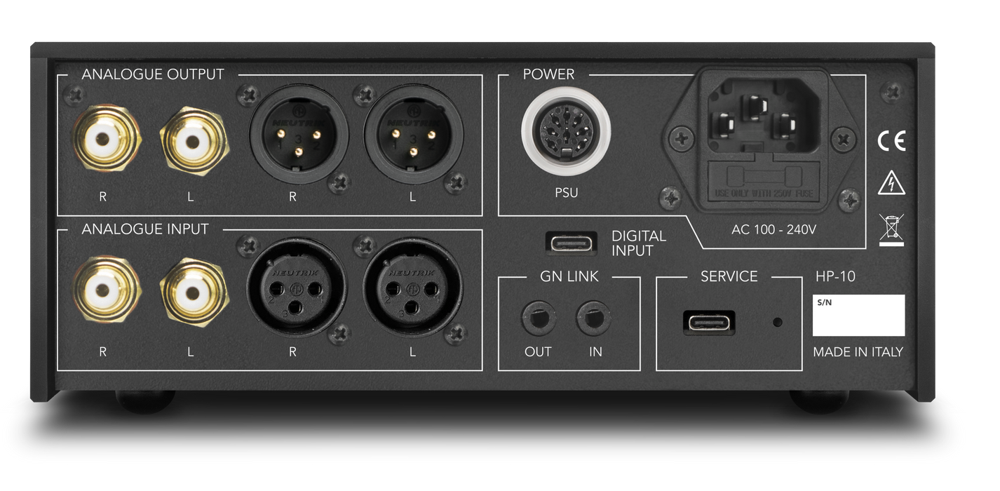 Gold Note HP-10 DELUXE | Amplificateur de casques d'écoute haut de gamme