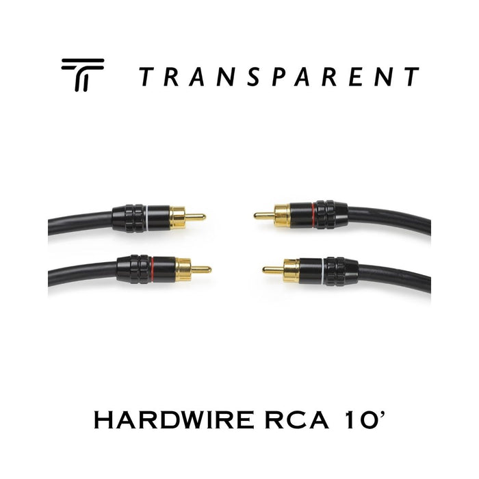 Transparent HARDWIRE RCA | Câbles audio RCA-RCA (Paire)