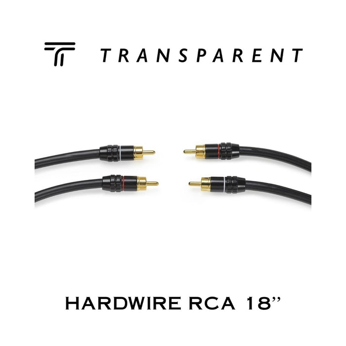 Transparent HARDWIRE RCA | Câbles audio RCA-RCA (Paire)