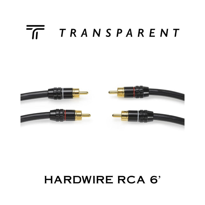Transparent HARDWIRE RCA | Câbles audio RCA-RCA (Paire)