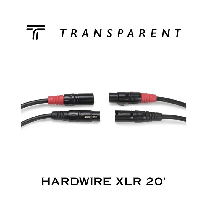 Transparent HARDWIRE XLR | Câbles audio XLR Balanced (Paire)