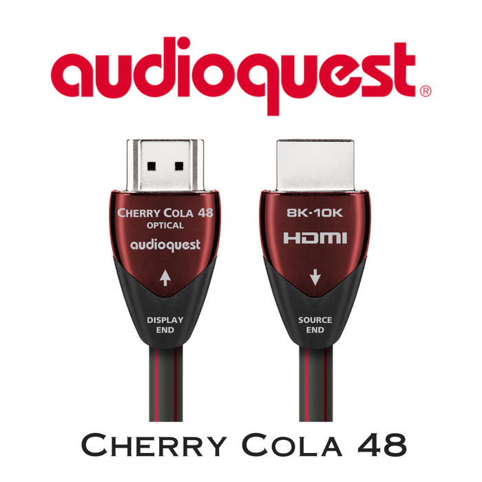 Audioquest Cherry Cola 48 - Câble HDMI Optique actif 0.5% argent