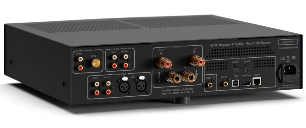 HEGEL H200 | Amplificateur stéréo intégré connecté 150Watts/Canal