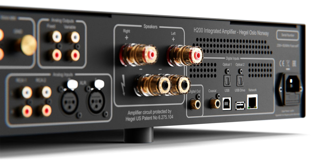 HEGEL H200 | Amplificateur stéréo intégré connecté 150Watts/Canal