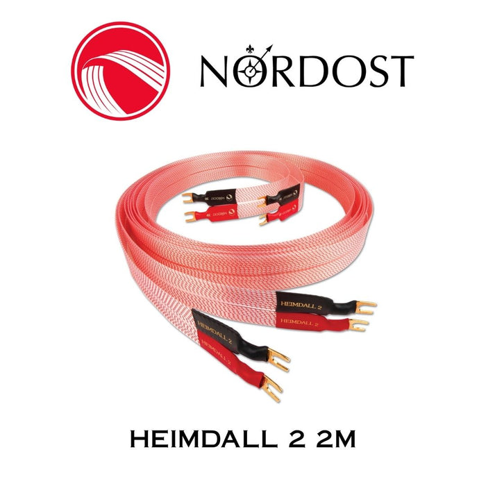 NORDOST Heimdall 2 - Câbles de haut-parleurs haut de gamme 18 x 22 AWG Fourches (la paire)